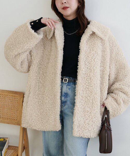 カーリーファーミドルコート（その他アウター）｜DISCOAT（ディス