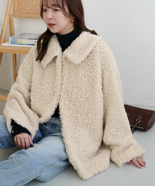 カーリーファーミドルコート（その他アウター）｜DISCOAT（ディス