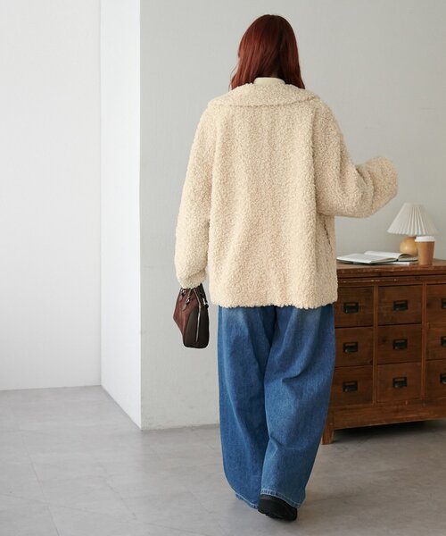 カーリーファーミドルコート（その他アウター）｜DISCOAT（ディス