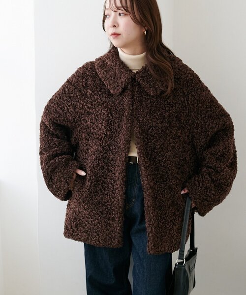 t*♡様 カーリーファーミドルコート カーリーファーミドルコート（その他アウター）｜DISCOAT（ディス