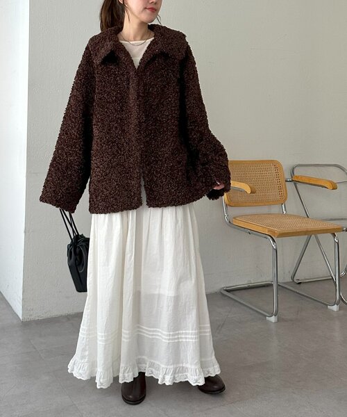 カーリーファーミドルコート（その他アウター）｜DISCOAT（ディス