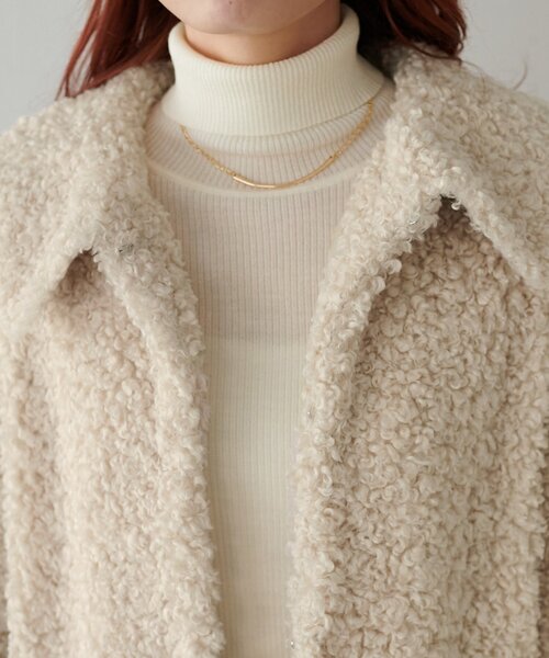 カーリーファーミドルコート（その他アウター）｜DISCOAT（ディス