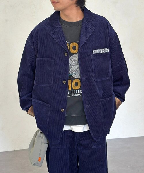 セール】【セットアップ可】コーデュロイTPOジャケット（テーラード