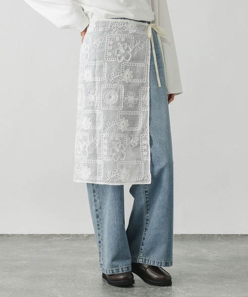 GLOBAL WORK(グローバルワーク)の「レースラップスカーフ/587254(ストール/ショール・レディース・その他2/その他1/その他3・FREE)」の1枚目の写真