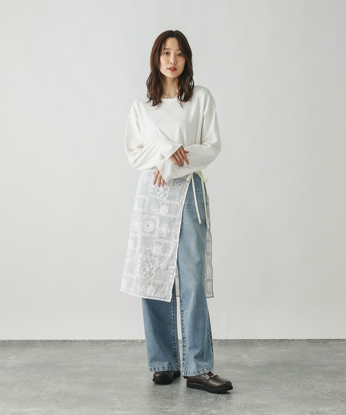 GLOBAL WORK(グローバルワーク)の「レースラップスカーフ/587254(ストール/ショール・レディース・その他2/その他1/その他3・FREE)」の4枚目の写真