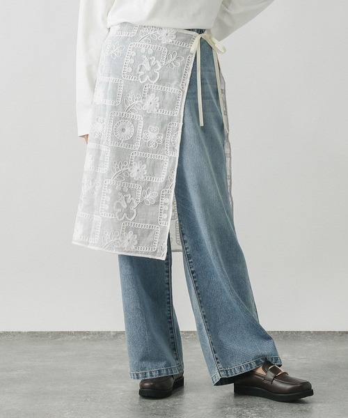 GLOBAL WORK(グローバルワーク)の「レースラップスカーフ/587254(ストール/ショール・レディース・その他2/その他1/その他3・FREE)」の8枚目の写真