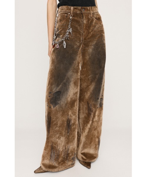 パンツ PERVERZE Flocky Denim / Brown PERVERZE Flocky Denim / Brown