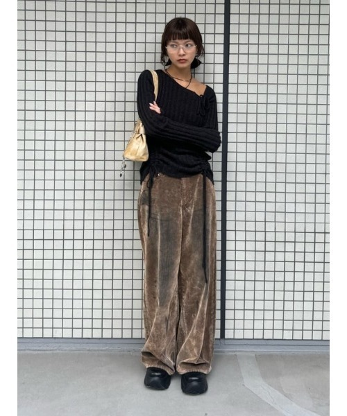 セール】L/W VINTAGE FLOCKY DENIM PT ローウエスト ヴィンテージ