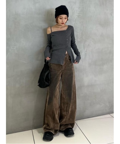 セール】L/W VINTAGE FLOCKY DENIM PT ローウエスト ヴィンテージ