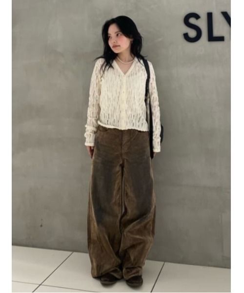 セール】L/W VINTAGE FLOCKY DENIM PT ローウエスト ヴィンテージ