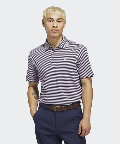 オリジナルスゴルフ Originals ストライプ ピケ ポロ【adidas Golf