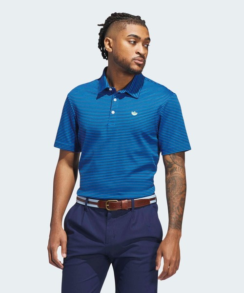オリジナルスゴルフ Originals ストライプ ピケ ポロ【adidas Golf
