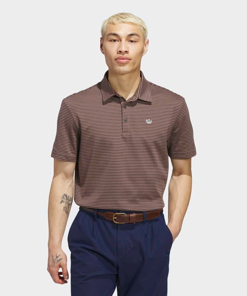 オリジナルスゴルフ Originals ストライプ ピケ ポロ【adidas Golf