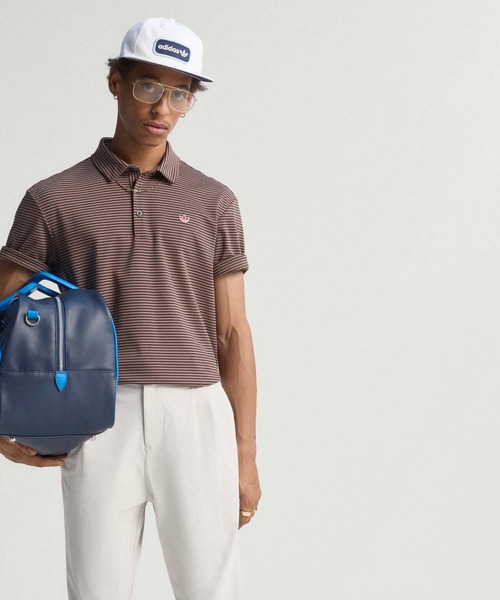 adidas originals☆ゴルフウエア☆ポロシャツ オリジナルスゴルフ Originals ストライプ ピケ ポロ【adidas Golf