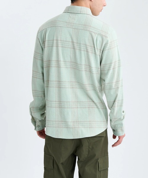 RVCA(ルーカ)の「RVCA メンズ VACANCY FLANNEL LS 長袖シャツ 【2025年秋冬モデル】/ルーカチェック柄長袖ネルシャツ(シャツ/ブラウス・メンズ・ライトオリーブ/ブラウン系その他・SMALL/MEDIUM/LARGE/X-LARGE)」の4枚目の写真