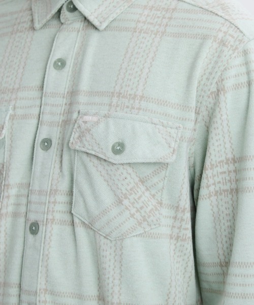 RVCA(ルーカ)の「RVCA メンズ VACANCY FLANNEL LS 長袖シャツ 【2025年秋冬モデル】/ルーカチェック柄長袖ネルシャツ(シャツ/ブラウス・メンズ・ライトオリーブ/ブラウン系その他・SMALL/MEDIUM/LARGE/X-LARGE)」の6枚目の写真