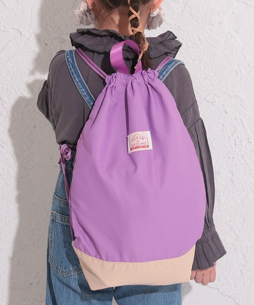 Ocean&Ground(오션&그라운드)의 「냅삭 CAMP DAY(에코 백/서브 백)」|라벤더