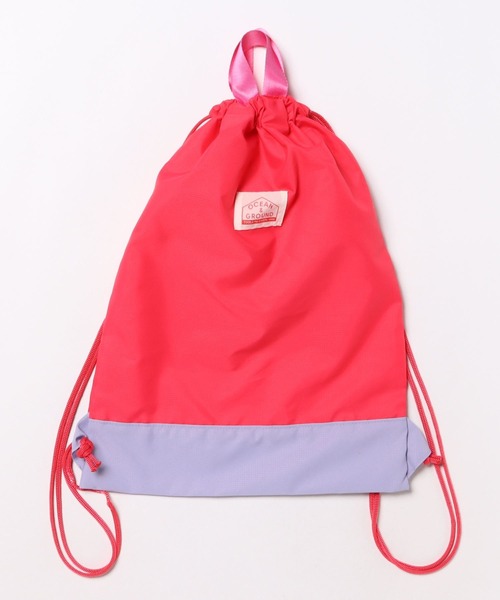 Ocean&Ground(오션&그라운드)의 「냅삭 CAMP DAY(에코 백/서브 백)」|핑크