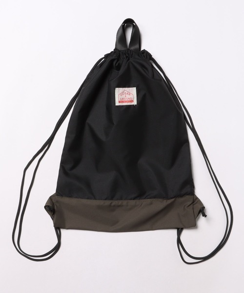 Ocean&Ground(오션&그라운드)의 「냅삭 CAMP DAY(에코 백/서브 백)」|블랙
