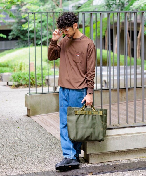 NANGA/ナンガ 別注 neo-PRO スピンドル ポケット ロングスリーブT