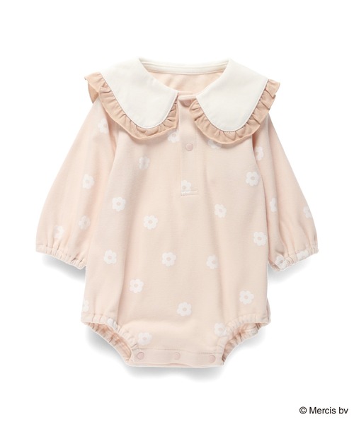 Miffy（ ミッフィー）の「【miffy/ミッフィー】おしりモチーフ長袖カバーオール（ロンパース・キッズ・ベージュ/ピンク・80/70）」の9枚目の写真