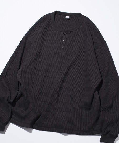 限定展開 ビッグシルエット ロングスリーブ ワッフル サーマル