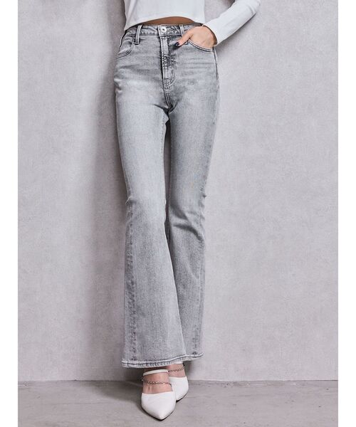 GYDA ハイウエストBASICフレアデニムパンツ　Sサイズ ハイウエストBASICフレアデニムパンツ（デニムパンツ）｜GYDA