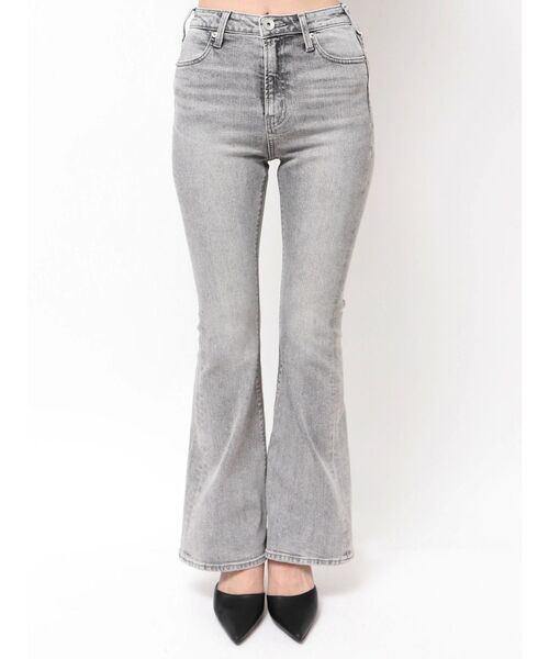 ハイウエストBASICフレアデニムパンツ（デニムパンツ）｜GYDA