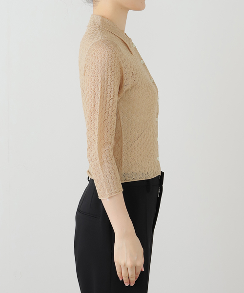 レーシーポロシャツニット（ニット/セーター）｜EDIT. FOR LULU