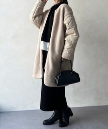Chez toi | ボア×キルティングコート(その他アウター)