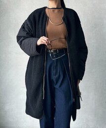 Chez toi（シェトワ）の「ボア×キルティングコート（その他アウター・レディース）」