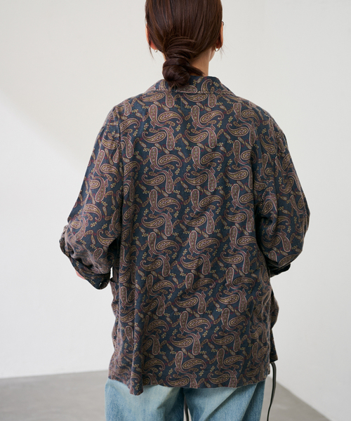 FREEMANS SPORTING CLUB(フリーマンズ スポーティング クラブ)の「FREEMANS SPORTING CLUB DOBSON SHIRT ジャケット(テーラードジャケット・レディース・ネイビー・FREE)」の8枚目の写真