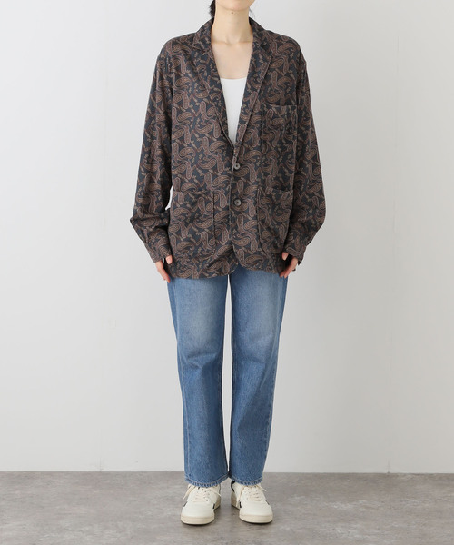 FREEMANS SPORTING CLUB(フリーマンズ スポーティング クラブ)の「FREEMANS SPORTING CLUB DOBSON SHIRT ジャケット(テーラードジャケット・レディース・ネイビー・FREE)」の11枚目の写真