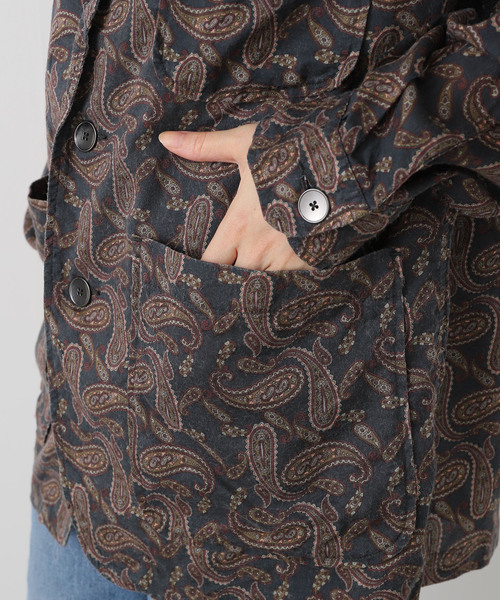 FREEMANS SPORTING CLUB(フリーマンズ スポーティング クラブ)の「FREEMANS SPORTING CLUB DOBSON SHIRT ジャケット(テーラードジャケット・レディース・ネイビー・FREE)」の18枚目の写真
