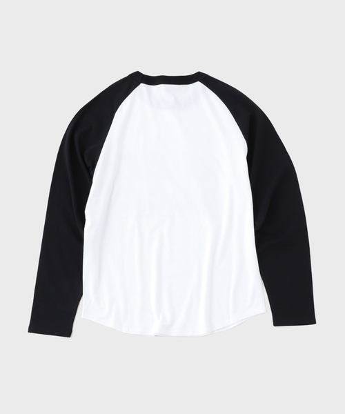 BOTT(ボット)の「BoTT / ボット DISC RAGLAN LS TEE(Tシャツ/カットソー・メンズ・ホワイト/ブルー系その他・LARGE/MEDIUM/SMALL)」の3枚目の写真