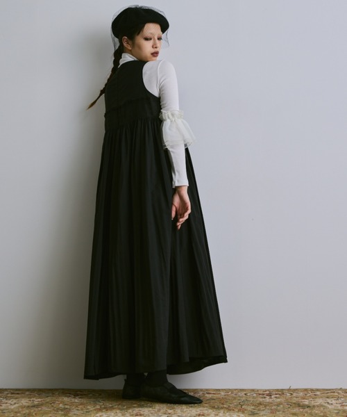 PERNA（ペルナ）の「ピンタックギャザーワンピース（ワンピース）」 - WEAR