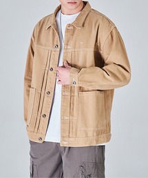 SETUP7（セットアップセブン）の「【SETUP7】デニムワークジャケット カバーオール / オーバーサイズ/フレンチワークテイスト KNF144（カバーオール）」