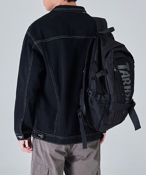 SETUP7（セットアップセブン）の「【SETUP7】デニムワークジャケット カバーオール / オーバーサイズ/フレンチワークテイスト KNF144（カバーオール・メンズ・グレー/ブラック/ベージュ・M/L/XL）」の7枚目の写真