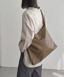 洗える合皮ワンショルダーバッグ