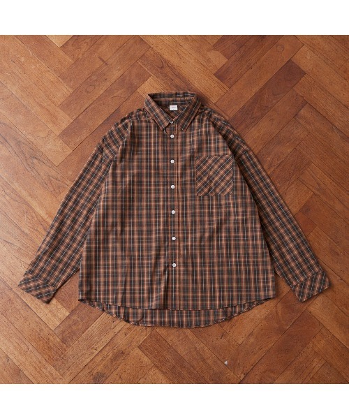 Fluffy BROTHERS（フラッフィーブラザーズ）の「チェック長袖シャツ（シャツ/ブラウス・キッズ・ブラウン・140/90/100/110/120/80/130/M/L）」の12枚目の写真
