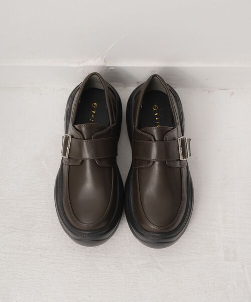 RETRO GIRL（レトロガール）の「モンクローファー（その他シューズ・レディース・ブラウン/ブラック・MEDIUM/LARGE）」の4枚目の写真