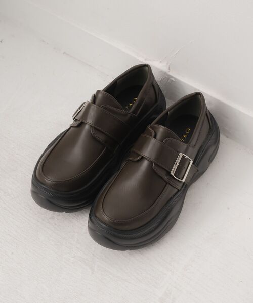 RETRO GIRL（レトロガール）の「モンクローファー（その他シューズ・レディース・ブラウン/ブラック・MEDIUM/LARGE）」の10枚目の写真
