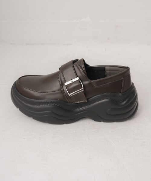 RETRO GIRL（レトロガール）の「モンクローファー（その他シューズ・レディース・ブラウン/ブラック・MEDIUM/LARGE）」の11枚目の写真