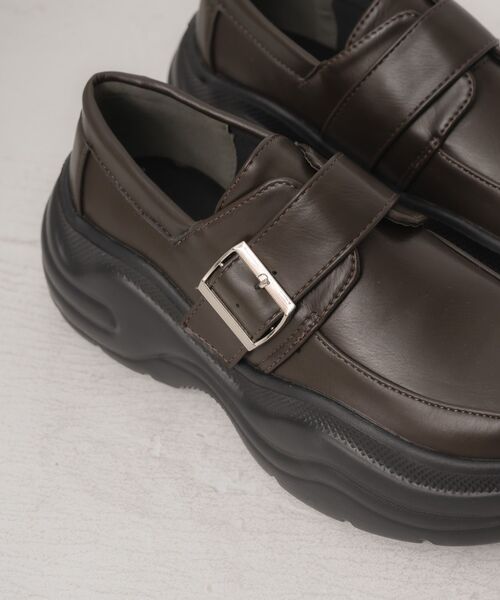 RETRO GIRL（レトロガール）の「モンクローファー（その他シューズ・レディース・ブラウン/ブラック・MEDIUM/LARGE）」の12枚目の写真