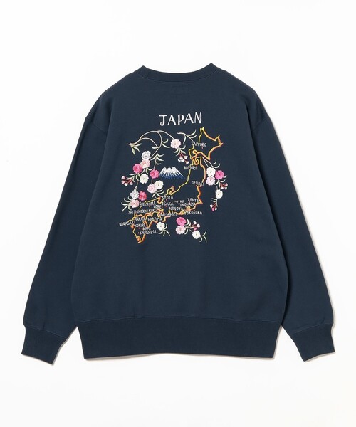SUKA Embroidery Crew Sweat Lサイズ Lot No. TT69300 / SUKA CREW