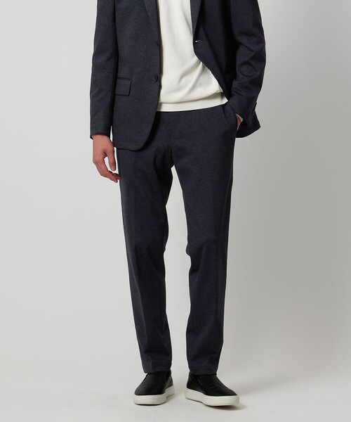 シャークスキン ジャージ ノープリーツパンツ UA COZY ウォッシャブル