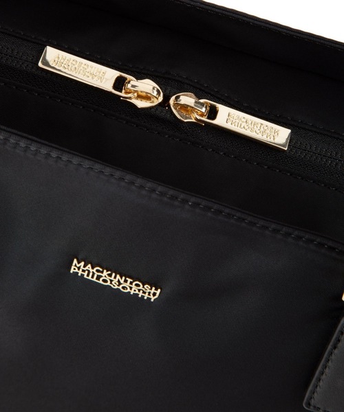 MACKINTOSH PHILOSOPHY(マッキントッシュ フィロソフィー)の「マッキントッシュフィロソフィー トートバッグ B4サイズ収納可能 14.0inchPC収納 17992(トートバッグ・レディース・ベージュ/ブラック・FREE)」の12枚目の写真