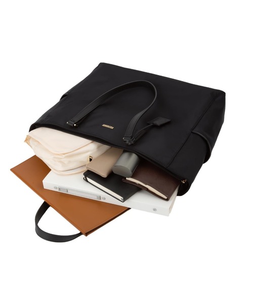 MACKINTOSH PHILOSOPHY(マッキントッシュ フィロソフィー)の「マッキントッシュフィロソフィー トートバッグ B4サイズ収納可能 14.0inchPC収納 17992(トートバッグ・レディース・ベージュ/ブラック・FREE)」の18枚目の写真