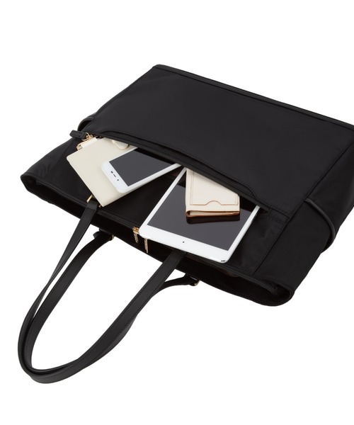 MACKINTOSH PHILOSOPHY(マッキントッシュ フィロソフィー)の「マッキントッシュフィロソフィー トートバッグ B4サイズ収納可能 14.0inchPC収納 17992(トートバッグ・レディース・ベージュ/ブラック・FREE)」の19枚目の写真