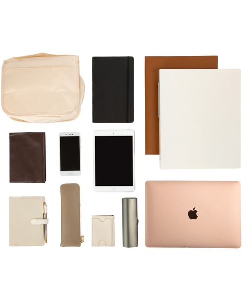 MACKINTOSH PHILOSOPHY(マッキントッシュ フィロソフィー)の「マッキントッシュフィロソフィー トートバッグ B4サイズ収納可能 14.0inchPC収納 17992(トートバッグ・レディース・ベージュ/ブラック・FREE)」の20枚目の写真